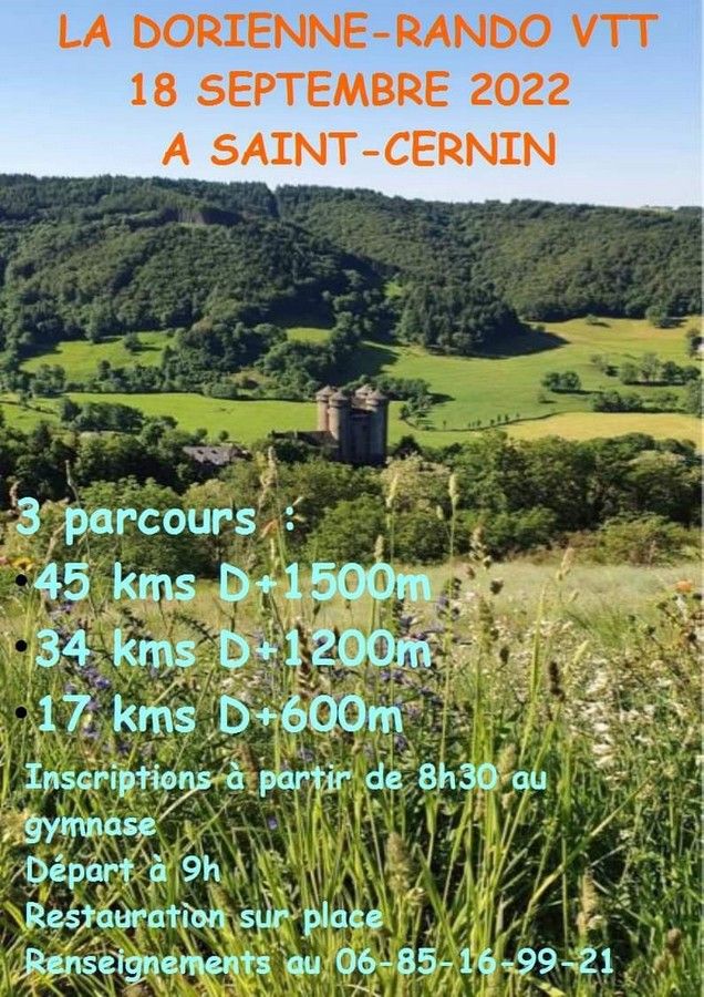 RANDO VTT SAINT CERNIN CANTAL