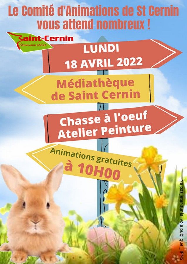 CHASSE A L'OEUF SAINT CERNIN CANTAL