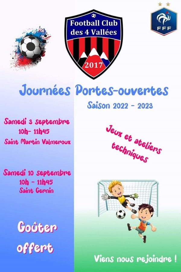 FOOTBALL PORTES OUVERTES SAINT CERNIN CANTAL