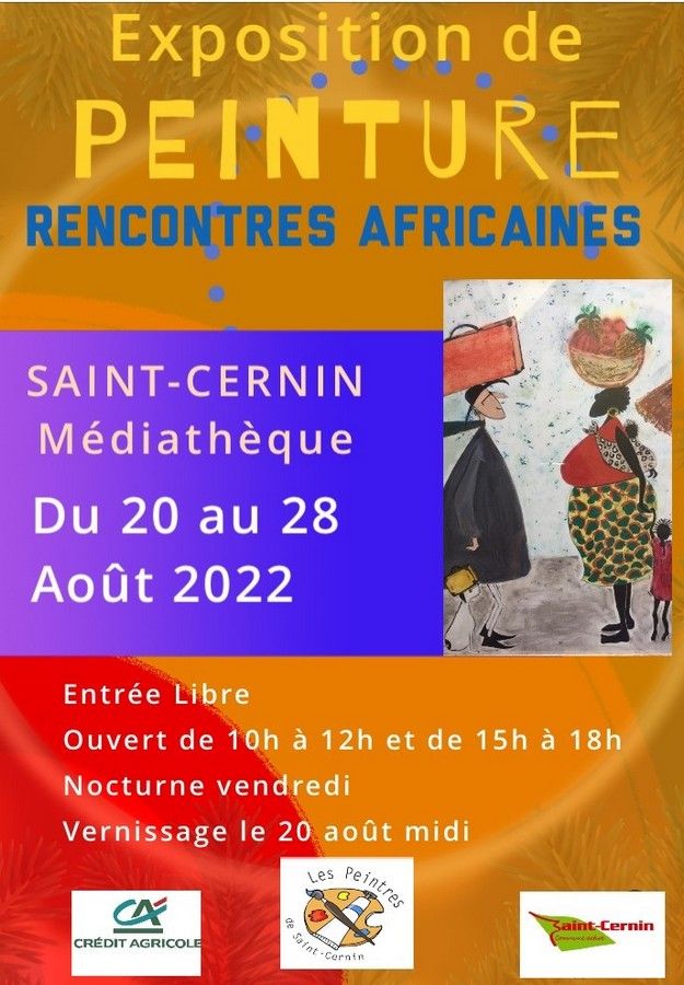 EXPOSITION PEINTURE SAINT CERNIN CANTAL