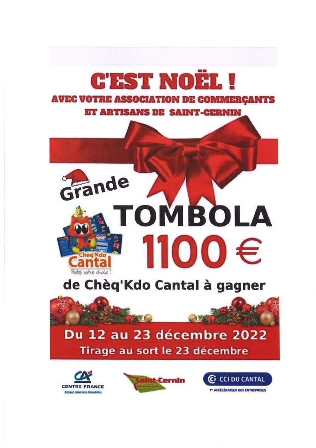 TOMBOLA SAINT CERNIN CANTAL